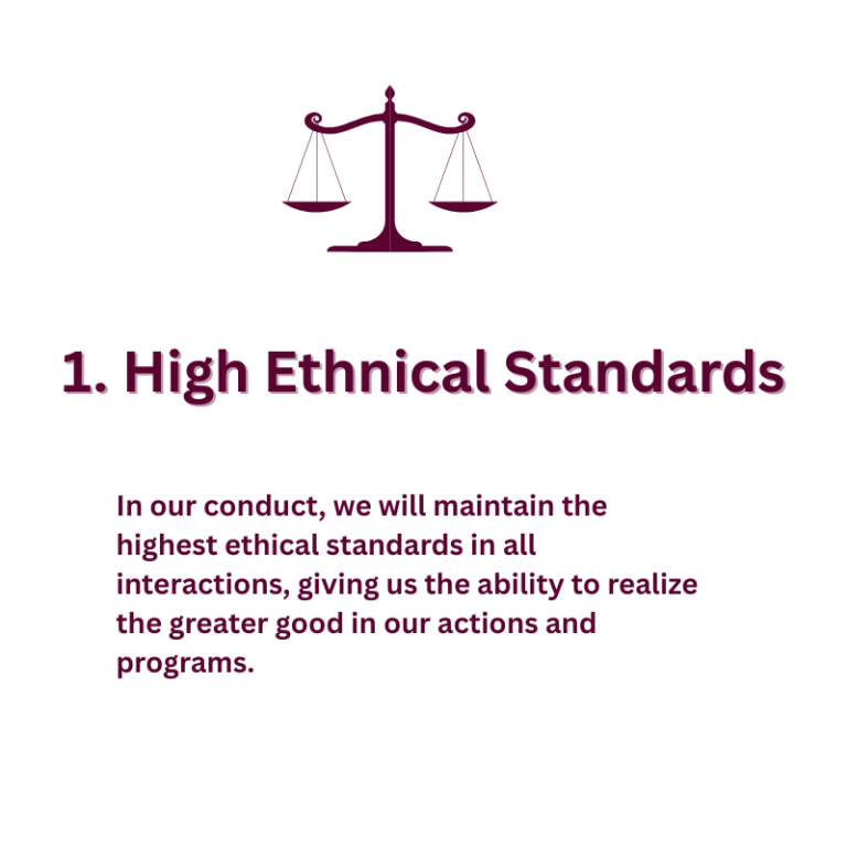 1 High Ethnical Standards